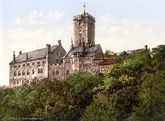 Die Wartburg - Blick von Süd-West